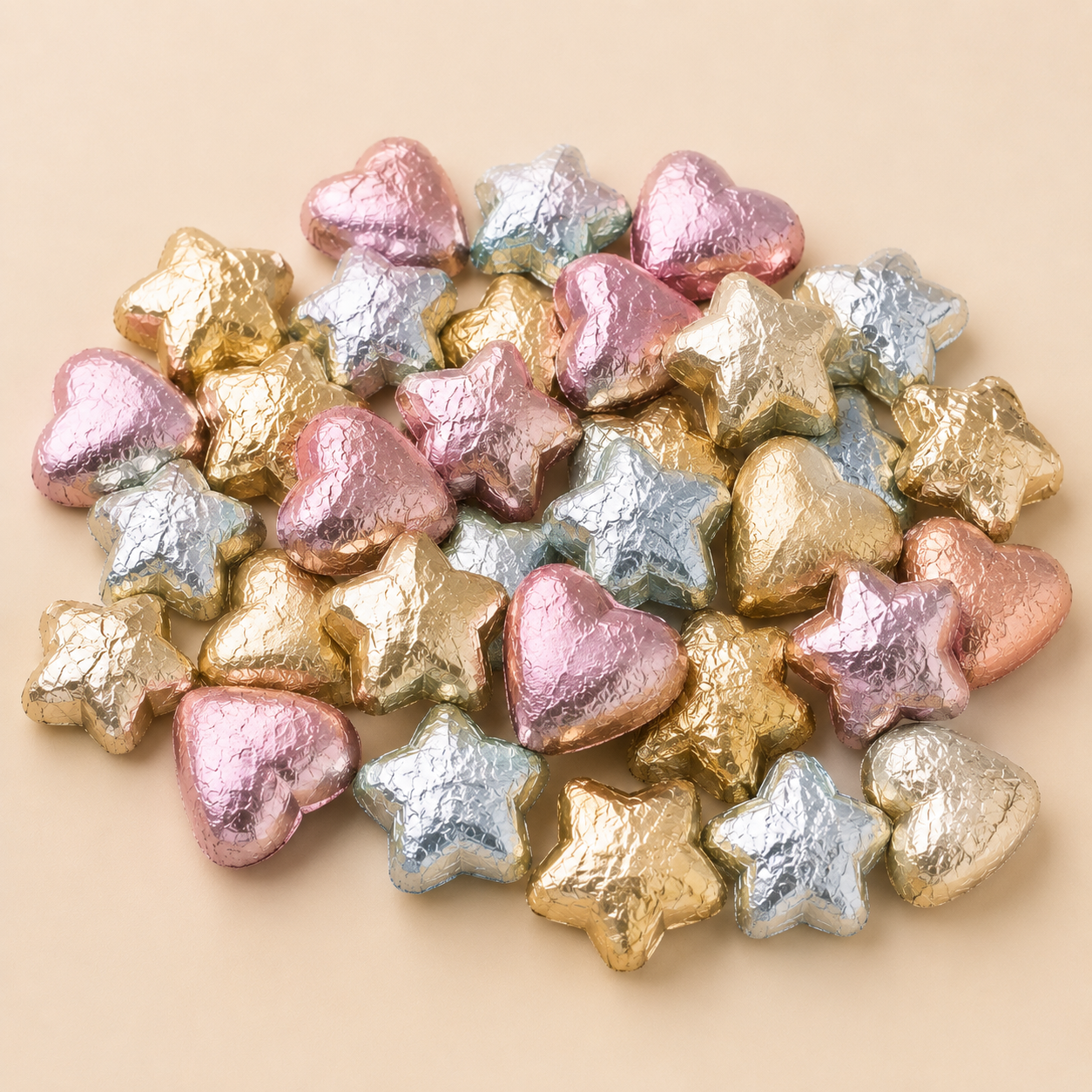 Chocolate Hearts and Chocolate Stars