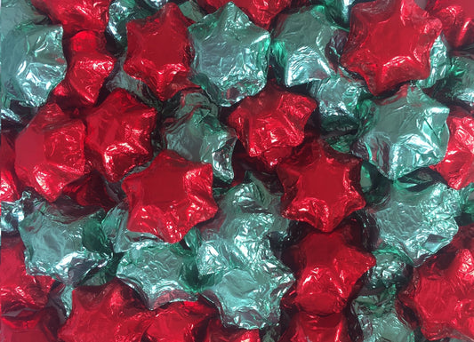 Christmas Stars - Red & Green