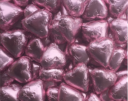 LIght Pink Chocolate Hearts