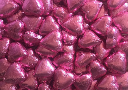 Pink Chocolate Hearts